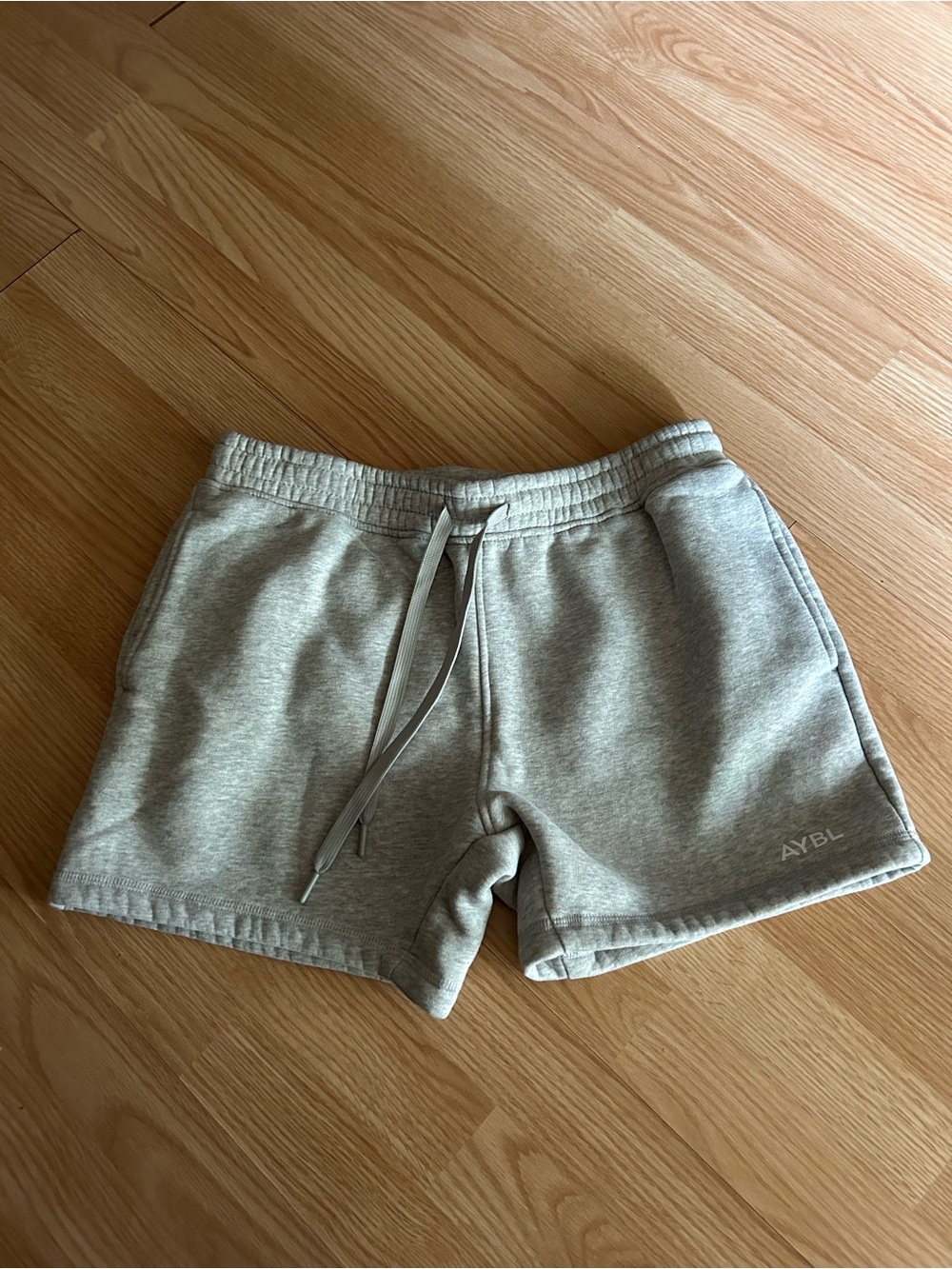 AYBL Heather Gray Lightweight 5” Shorts Medium